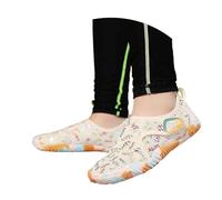 Générique Chaussures Aquatiques Enfant Garçon Fille Chaussettes d’Eau Chaussons de Plage Séchage Rapide Antidérapant Pieds Nus Chaussures de Bain Chaussures pour Plage Piscine - Graffiti Coloré
