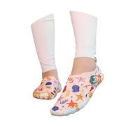 Générique Chaussures Aquatiques Enfant Garçon Fille Chaussettes d’Eau Chaussons de Plage Séchage Rapide Antidérapant Pieds Nus Chaussures de Bain Chaussures pour Plage Piscine - Graffiti Coloré