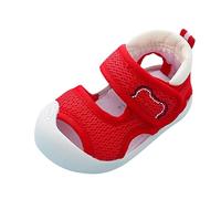 Générique Chaussures Bébé Pas Marche Garçons Filles Souliers Confortables Mode Antidérapantes Respirantes Haute Soutien Cheville (Red, 14)