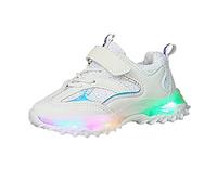 Générique Chaussures Bébé Printemps Automne Semelle Souple Anti Glisse À Lumières Clignotantes Mesh Respirant pour Tout Petits Garçons Filles Enfants Sports Loisir