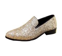 Générique Chaussures Brogue à Lacets pour Hommes - Design Pailleté ÉClatant Semelle ÉPaissie Confortable Et AntidéRapante,IdéAles pour Les SoiréEs, Les FêTes Et Les ÉVéNements SpéCiaux