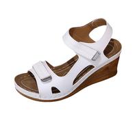 Générique Chaussures Compensées Plateforme Bout Ouvert Rome Chaussures Vintage Pantoufles Sandales Fit Flops Pour Femmes Sandales Noires De Soutien Enfants Femmes Avec Diamants Femme Été