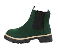 Générique Chaussures Confort Femme Bottes Femme Talon Compensé Confortables Bottines Sans Lacets à Enfiler Antidérapante Légères Botte Bout Fermé Chaudes Élégantes Chaussures Printemps Vert 41