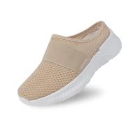 Générique Chaussures d’intérieur Tendance pour Femme en été décontracté idéales pour Vacances Plage Design à Bout fermé et Semelle épaisse polyvalentes avec Confort Optimal (Khaki, 42)