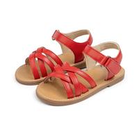 Générique Chaussures Dames été mode décontracté, Sandales romaines couleur unie fond plat, Idéales pour la plage, les grandes tailles et les sorties estivales