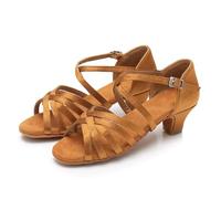 Générique Chaussures Danse de Salon Femmes Sandales de Danse pour Salsa Latine Tango Enfant Filles Chaussure a Talon