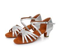 Générique Chaussures Danse de Salon Femmes Sandales de Danse pour Salsa Latine Tango Enfant Filles Chaussure a Talon