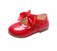 Générique Chaussures d'apprentissage de la Marche pour bébé - Chaussures de Princesse pour Fille- Bowknot - Chaussure de Sol pour bébé Fille -baptême antidérapantes Comfort