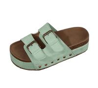Générique Chaussures De Bain Femmes avec Lanières Sliders Séchage Rapide Boucle Slipper Bout Ouvert Anti-Dérapantes Chaussures Slip-on Respirant Chic Chaussons pour Voyage Escapades Estivales