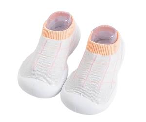 Générique Chaussures de Marche bébé garçon Fille extérieur Respirantes Chaudes Semelle mémoire Forme pour Orteils élastiques Non intérieures (Orange, 26)