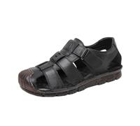 Générique Chaussures de plage à semelle douce pour hommes sont décontractées respirantes résistantes à l usure et antidérapantes et peuvent être portées avec des casquettes ou des sandales (noir,38)