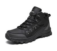 Générique Chaussures de randonnée Montantes en Cuir pour Homme parfaites pour Les Aventures extérieures en Couple et la Course à Pied Tendance (Black, 36)