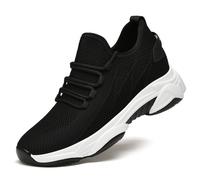 Générique Chaussures de randonnée Respirantes pour Hommes - Montantes Robustes et d’extérieur pour l’Automne et l’Hiver adaptées à Une démarche (Black, 46)
