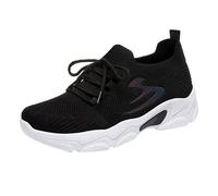 Générique Chaussures de Running Femme Chaussure Confortable Chaussures de Sport Décontractées pour Femmes,Nouvelles Course Respirantes,Et Confortables Femme Course (Black,37)