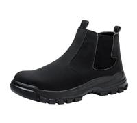 Générique Chaussures de Sécurité Hommes Femme Basket de Secruite Embout en Acier Securite Antidérapante Cuisine Boots Chantiers et Industrie Bottes de Securite Homme Cuisine (Black, 47)