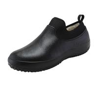 Générique Chaussures d'eau Eva pour Hommes Chaussures De Travail Basses Et Antidérapantes pour Le Lavage De Voitures Et De Restaurants Chaussures De Cuisine (Black 43)