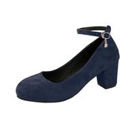 Générique Chaussures décontractées élégantes pour Femme, Talon épais Design à Enfiler Confortable, Parfaites avec Un Jean au Quotidien, pour Travail et Rendez-Vous Professionnels