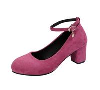 Générique Chaussures décontractées élégantes pour Femme, Talon épais Design à Enfiler Confortable, Parfaites avec Un Jean au Quotidien, pour Travail et Rendez-Vous Professionnels