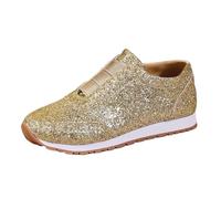 Générique Chaussures décontractées pour Femmes Design Scintillant et élégant modèle à Enfiler Pratique Confortables tempérament raffiné pour Un Style Quotidien Tendance