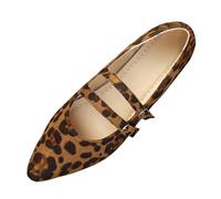 Générique Chaussures décontractées pour Femmes : Un Mot sur Le Design des Chaussures Pointues (Brown, 42)