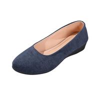 Générique Chaussures élégantes pour Femme Usage Quotidien, Design Bout fermé et Talon compensé, Confortables pour Longues journées avec Jean, pour Sorties et accompagnement Familial