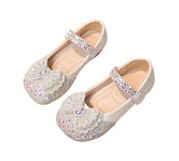 Générique Chaussures en cristal pour filles à semelles souples pour enfants d'âge moyen et plus âgés (White, 34)