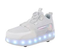 Générique Chaussures Enfant Basket Fille 28 Scratch Femme Entraînement Ballon De Baskets Noir Effet Cuir Sport Sneaker Chaussure Plage Antidérapant Blanche
