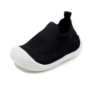 Générique Chaussures Enfant Bébé en Maille Aérée Bleu Clair, Modèle Slip-on Facile à Enfiler, Semelle Épaisse et Douce, Idéales pour Les Tout-Petits et Les Sorties