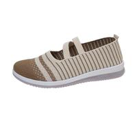 Générique Chaussures Femme,Basket Sneakers Femme,Chaussures en Tissu pour Femmes, Respirantes, antidérapantes, décontractées, en, pour Grand-mère (Coffee, 41)