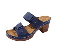 Générique Chaussures Femme Confort Chic Chausson Ete Femme Sandales Orthopédiques À Bout Ouvert Pour Sandales Compensées Avec Bande Croisée Pantoufles Été Anatomiques Confortables Fabriqué En Italie
