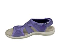 Générique Chaussures Femme Confort Chic Personnalisez les dernières sandales et chaussures plates de qualité de couleur unie mode rétro Pu pour femme(Purple,42)