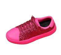 Générique Chaussures Femme Pieds Larges Basket Running Femme Baskets Épaisses Décontractées À La pour Le Printemps Et L'Automne,Nouvelles Chaussures À La pour Femmes,de Course (Watermelon Red,41)