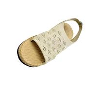 Générique Chaussures Femme Sandales Sandales féminines confortables et respirantes pour usage quotidien plage promenade été printemps été légère design airé et confort loin du du pied(Beige, 35)