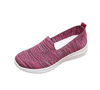 Générique Chaussures Femme sans Laçage pour Femme Chaussure De Marche À Plateforme De Sport Chaussures À Coussin d'air Gym D'entraînement Confortable Running Sneaker