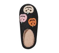 Générique Chaussures Fourrés Femme - Pantoufles En Coton Pour Halloween Doux Chaussures Chauds Et Confortables Casual Chaussons À Motifs De Dessins Animés Fashion Chaussons Rigolo Mignons