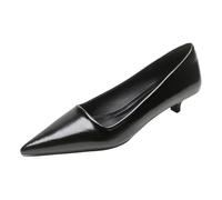 Générique Chaussures habillées à Talons Basse pour Femmes avec Un Pied à Pointe fermé Confortable, Talons de Chaton de 1,37 Pouce, idéal pour Les environnements de Bureau et de Travail