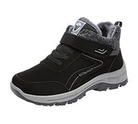 Générique Chaussures Homme Hiver Scratch - Chaussures De Sécurité Parade Polaire Botte De Neige Imperméable Bottine Femme Talon Plat Chauds Et Confortables Basket De Randonnée