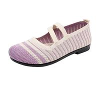 Générique Chaussures Homme Ville Dames été Couleur bloquant Bouche Peu Profonde Creux Respirant Fond Plat Confortable Grande Taille Chaussures décontractées