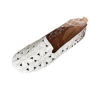 Générique Chaussures Hommes Arrivée été Noir Femmes Respirant en Cuir PU Ballet léger Doux Rond sans Lacet Chaussures de personnalisées