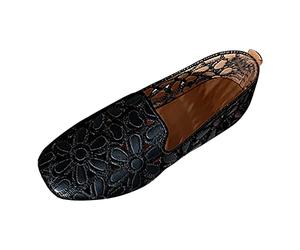 Générique Chaussures Hommes Arrivée été Noir Femmes Respirant en Cuir PU Ballet léger Doux Rond sans Lacet Chaussures de personnalisées