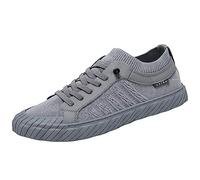 Générique Chaussures Hommes été Nouvelle Creux Chaussures de Sport décontractées léger Respirant été modèles Un Pied Paresseux Homme (Grey, 44)
