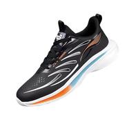 Générique Chaussures légères antidérapantes pour Hommes Seniors, Semelle Souple Confortable pour Marche Quotidienne, Respirantes Mesh, été Printemps, pour Couple d'âge Moyen (Orange, 46)