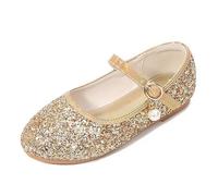 Générique Chaussures Mary Jane pailletées pour filles, Déguisements de princesse pour cosplay et soirées, Sandales élégantes étroites adaptées aux mariages et événements festifs