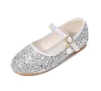 Générique Chaussures Mary Jane pailletées pour filles, Déguisements de princesse pour cosplay et soirées, Sandales élégantes étroites adaptées aux mariages et événements festifs