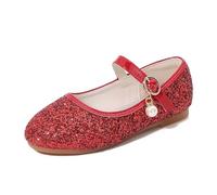 Générique Chaussures Mary Jane pailletées pour filles, Déguisements de princesse pour cosplay et soirées, Sandales élégantes étroites adaptées aux mariages et événements festifs