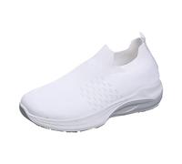 Générique Chaussures Orthopediques pour Femme Baskets Chaussures sans Lacets Antidérapant Sneaker Maille Respirant Décontractés Plates Confortable Basket De Course Ete À Enfiler Au Quotidien