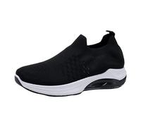 Générique Chaussures Orthopediques pour Femme Baskets Chaussures sans Lacets Antidérapant Sneaker Maille Respirant Décontractés Plates Confortable Basket De Course Ete À Enfiler Au Quotidien