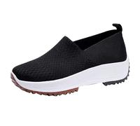 Générique Chaussures Orthopédiques pour Femme Baskets De Marche sans Laçage Anti-Dérapant Sneaker Maille Respirant Décontracté sur des Semelles Confort Basket De Course D'été Tennis Outdoor