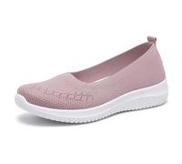 Générique Chaussures Orthopédiques pour Femme Baskets De Marche sans Laçage Antidérapantes Sneaker Maille Respirante Loisirs Semelle Souple Confortables Basquette Sportives Ete Running en Plein