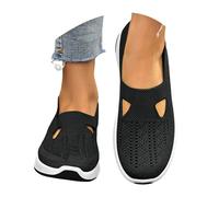 Générique Chaussures Orthopédiques pour Femme, Chaussures sans Lacets Antidérapantes avec Maille pour Femme, Basket de Marche À Plateforme Orthopédique Légères et Confortables 2025